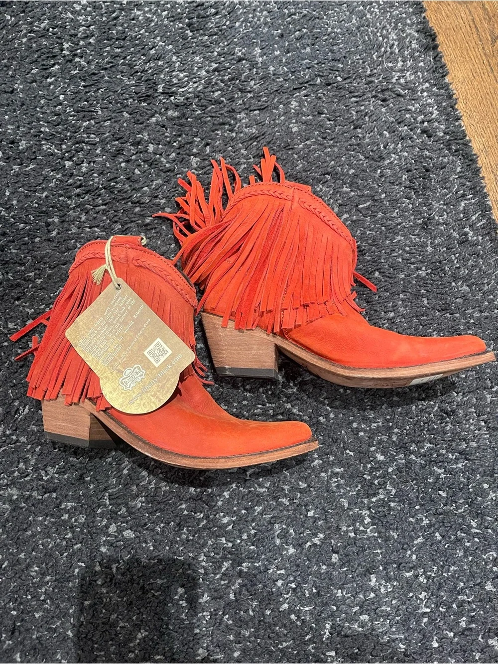 Liberty Black | Vegas Ladrillo Fringe Boots